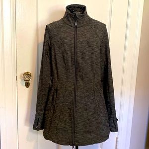 EUC Athleta S gray zip-up jacket
